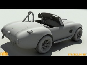 shelby 427 3D 모델