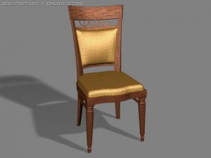 vieux tabouret Modèle 3D