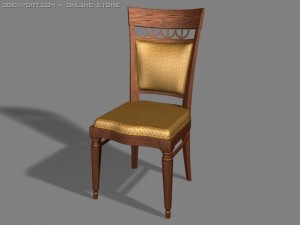old stool 3D-Modell