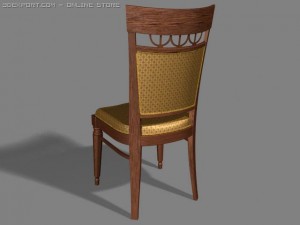 old stool 3D-Modell