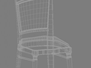 old stool 3D-Modell