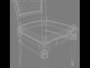 old stool 3D-Modell