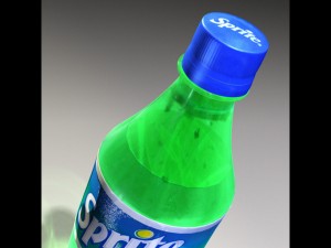 sprite bottle 3D Модель