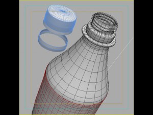sprite bottle 3D Модель