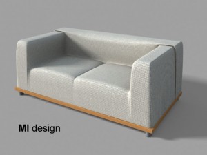 sofa 01 Modelo 3D
