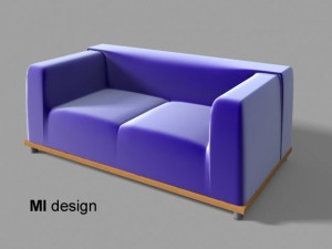 sofa 01 3D मॉडल