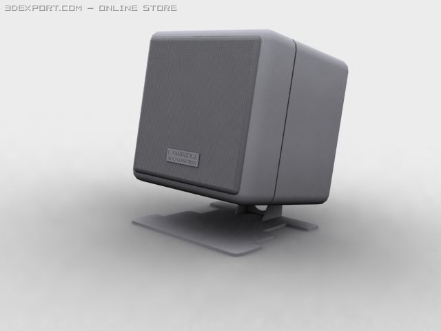 loudspeaker 3D Model .c4d .max .obj .3ds .fbx .stl .blend 