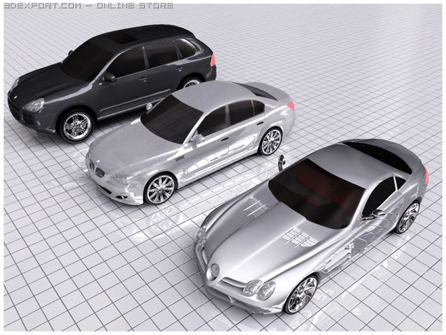 porshe cayenne bmw m5 mercedes 3D मॉडल .c4d .max .obj .3ds .fbx .stl .blend 