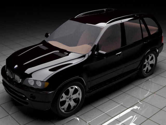 bmw x5 3D Модель .c4d .max .obj .3ds .fbx .stl .blend 