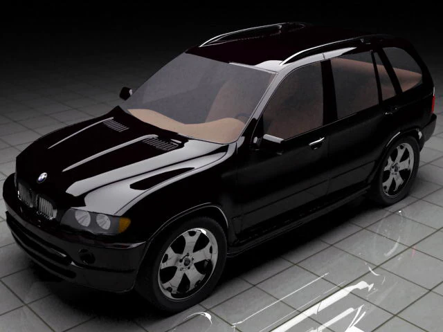 bmw x5 3D Model .c4d .max .obj .3ds .fbx .stl .blend 