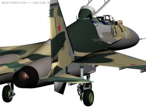 su 30mk Modelo 3D