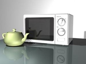 microwave Modello 3D