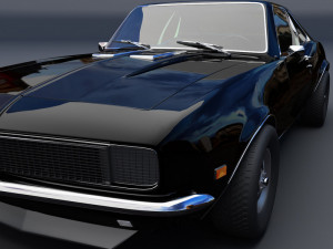 chevrolet camaro ss 68 3D Model