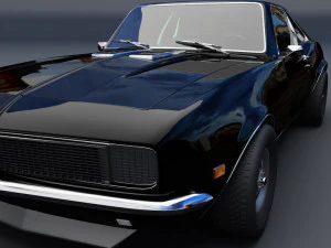 chevrolet camaro ss68 Modello 3D