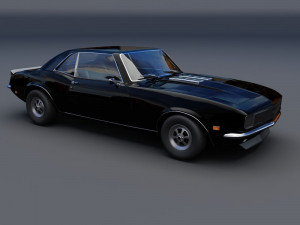chevrolet camaro ss 68 3Dモデル