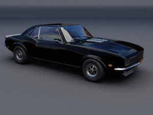 chevrolet camaro ss 68 3D Model