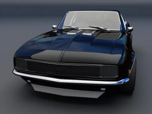 chevrolet camaro ss 68 3D Model