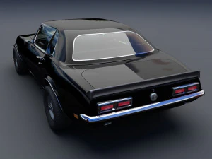 chevrolet camaro ss 68 3D Model