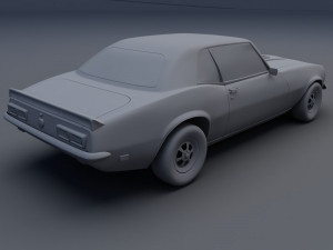 chevrolet camaro ss 68 3Dモデル