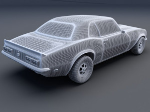 chevrolet camaro ss 68 3Dモデル