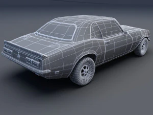 chevrolet camaro ss 68 3D Model