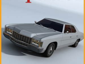 chevrolet impala 71 Modelo 3D