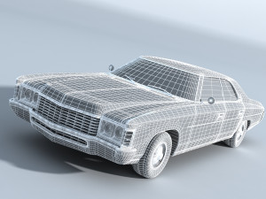 chevrolet impala 71 Modello 3D