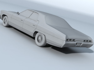 chevrolet impala 71 Modello 3D