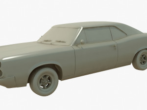pontiac gto 67 3D 모델