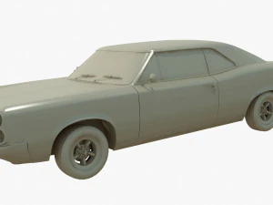 pontiac gto 67 3D Model