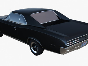 pontiac gto 67 3D 모델