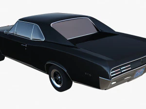 pontiac gto 67 3D Model