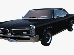 pontiac gto 67 3D 모델