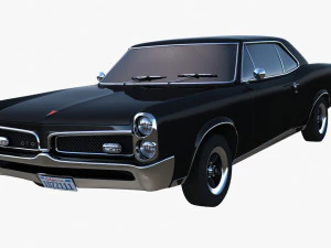 pontiac gto 67 3D Model