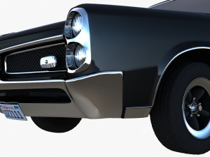 pontiac gto 67 3D 모델