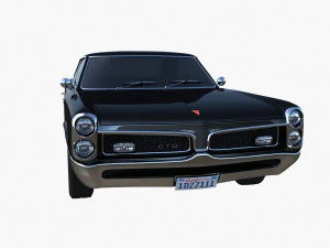 pontiac gto 67 3D Model