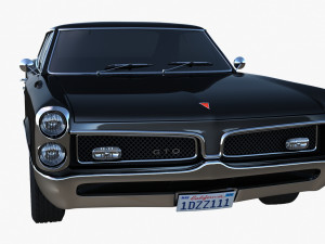 pontiac gto 67 3D 모델