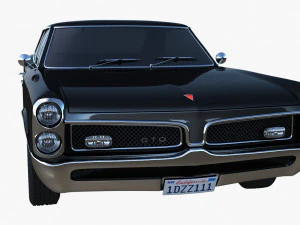 pontiac gto 67 3D Model