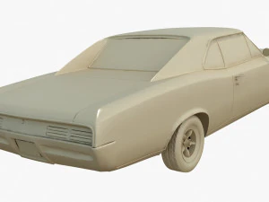 pontiac gto 67 3D Model