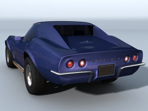 chevrolet corvette 69 3Dモデル