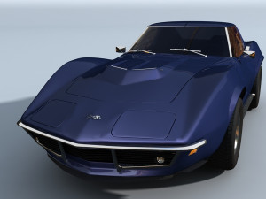 chevrolet corvette 69 3Dモデル