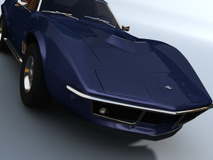 chevrolet corvette 69 3Dモデル