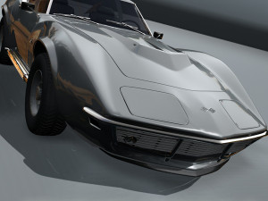 chevrolet corvette 69 3Dモデル