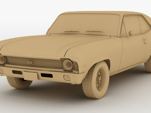 chevrolet nova ss 68 3Dモデル
