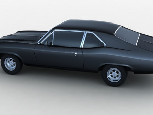 chevrolet nova ss 68 3Dモデル