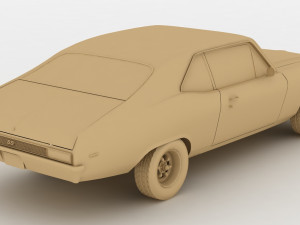 chevrolet nova ss 68 3Dモデル