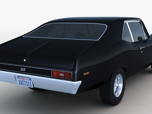 chevrolet nova ss 68 3Dモデル