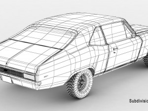 chevrolet nova ss 68 3Dモデル