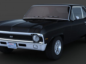 chevrolet nova ss 68 3Dモデル