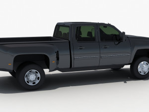 silverado 3500hd crew cab Modelo 3D